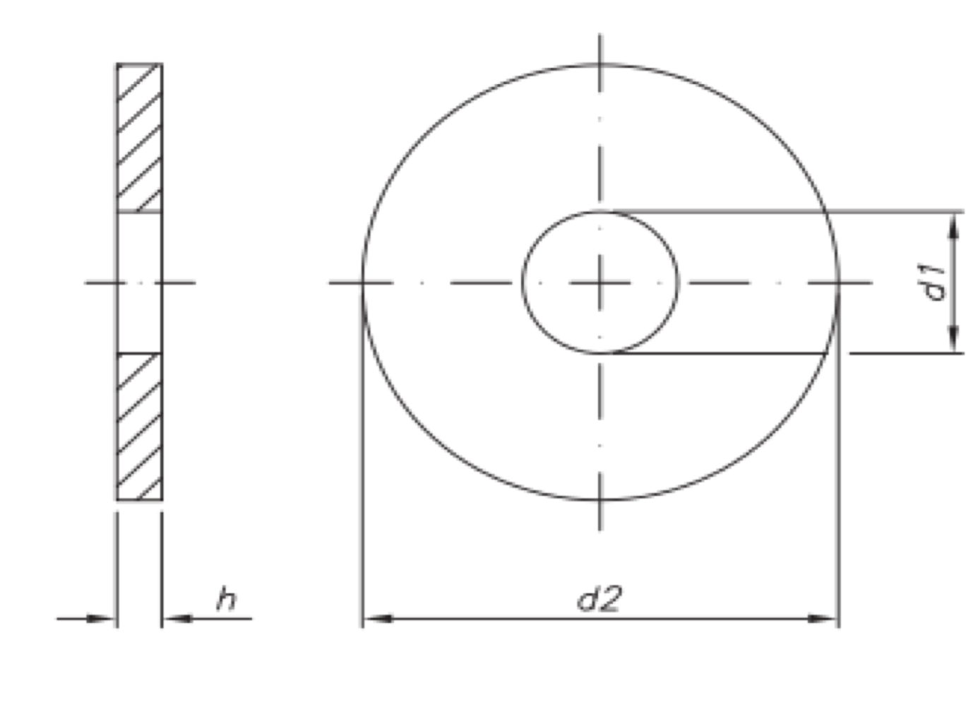 Desenho Técnico produto DIN 9021 Desenho Técnico produto DIN 9021