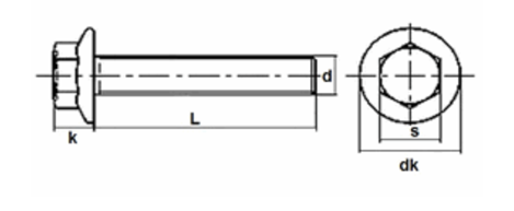 Desenho Técnico produto DIN 6921