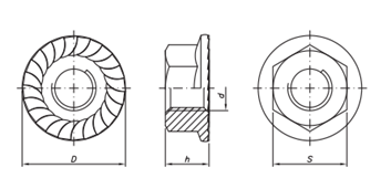 Desenho Técnico produto DIN 6923