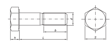 Desenho Técnico produto DIN 931