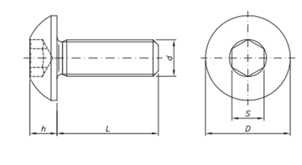 Desenho Técnico produto ISO 7380 Desenho Técnico produto ISO 7380